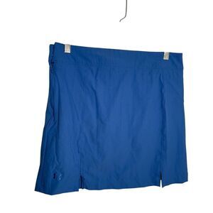 Under Armour Skirt Women's 8 Blue Mini Lined Athletic Skort Tennis Pickleball